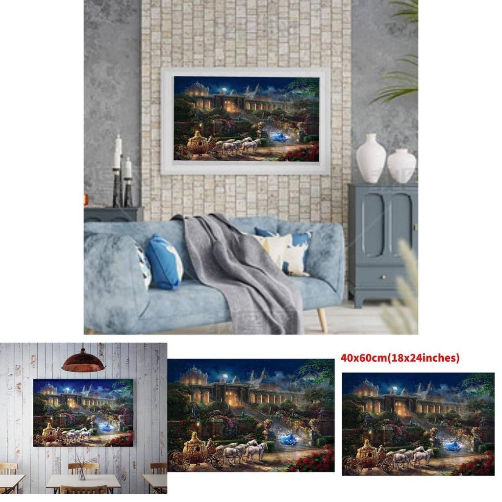 Modern Decorative Mermaid Princess Canvas Wall Art For Bedroom