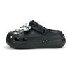 Zuecos EVA Classic Crush Ala de Cuchilla Ángel Zapatos Cómodos y Modernos Zapatos con Agujeros Unisex Plata