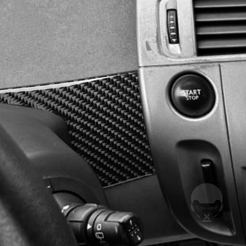 For Renault Scenic 2003-2009 Carbon Fiber Steering wheel trument Right side panel Car Accessories ide Decorative Stickers
