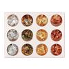 12pcs Nail Art   Paillette Flake Chip Foil Acrylic UV Gel Paper Decor