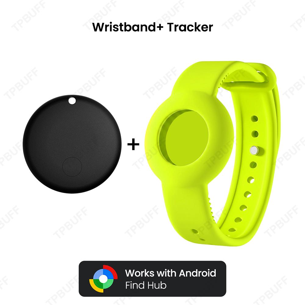 Android Smart Tracker Bracelet for Kids Soft Silicone Waterproof Wristband GPS Tracker Watch Band For Google Find Hub Anti-lost