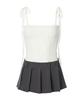 ZEROPLANET Luca Pleats Bustier [White]