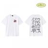 CORT Alcatraz Basic Short Sleeve T-Shirt Phantom Letter Print Couple Streetwear Teens