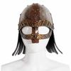 Vintage Viking Horn Hat Helmet Head Ornament Realistic Medieval Warrior Knight Hat Dress Up Renaissance Decorative Mask Headgear