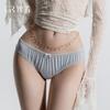Women's Silky Lace Cutout Bow Comfy Low Rise Briefs