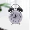 Loud Alarm Twin Bell Clock 4 Inch Size Bedside Wake-up Clock Desk Alarm Clock  Office