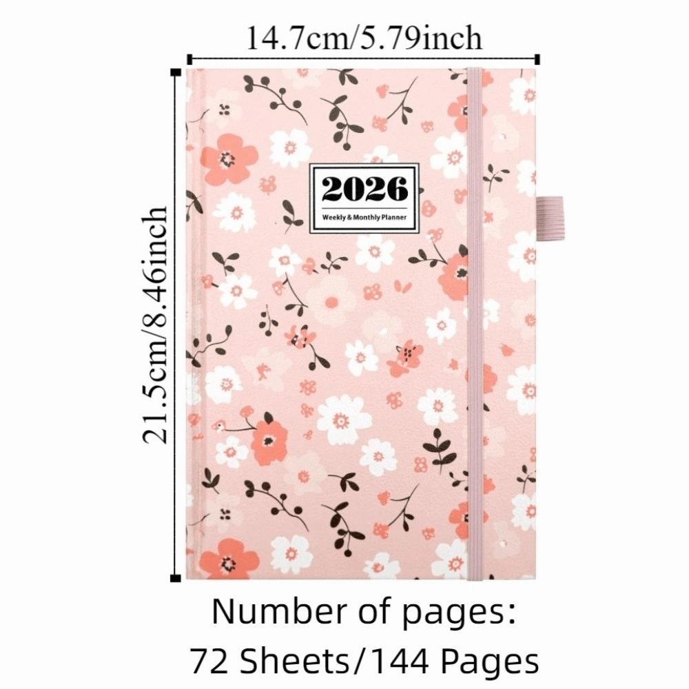 Wear-resistant A5  Agenda Planning Notebook English Office Work Planner  Stationery