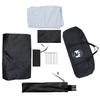Dome Camping Tent for 2 Persons White & Dark Waterproof