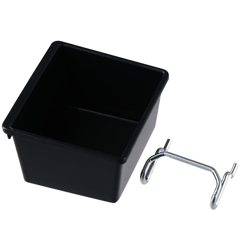 1/6 Set Garage Workbench Tools Storage Assortment Holder Pegboard Box Pegboard Bins Hooks Organizing Accessories Holder