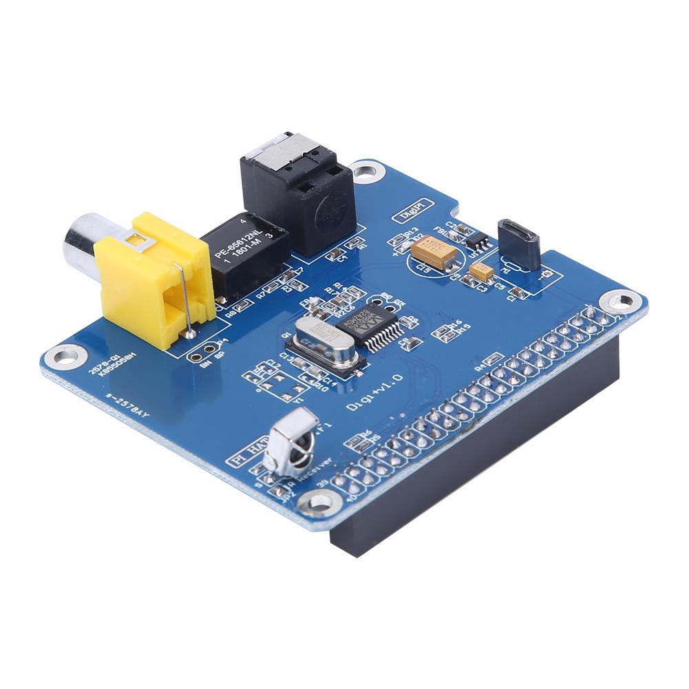 For  3/2B HIFI DiGi Digital Sound Card I2S SPDIF Expansion Board Fiber Optic Module