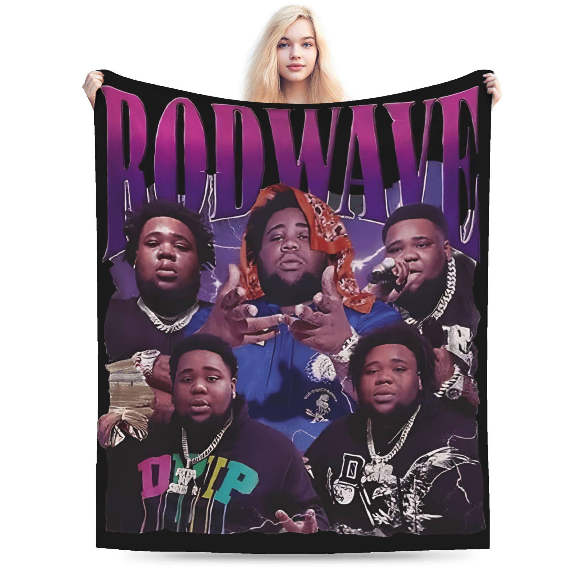 

Rod Wave And Friends Plush Blankets Child Flannel Throw Blanket For Outdoor Warm Soft Quality Bedspread Birthday Present 30x40in