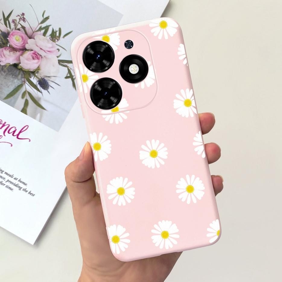 For Tecno Spark Go 2024 Case BG6 New Fashion Candy Painted Cover Soft TPU Phone Case For Tecno Spark Go 2024 Fundas 6.6'' Bumper
