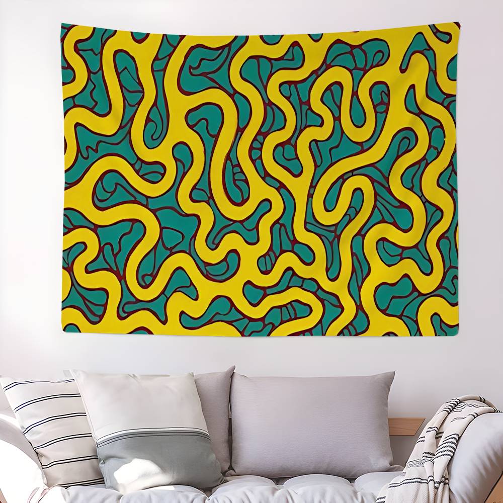 Yayoi Kusama Art Chart Tapestry Art Science Fiction Room Home Decor Cheap Hippie Wall Hanging