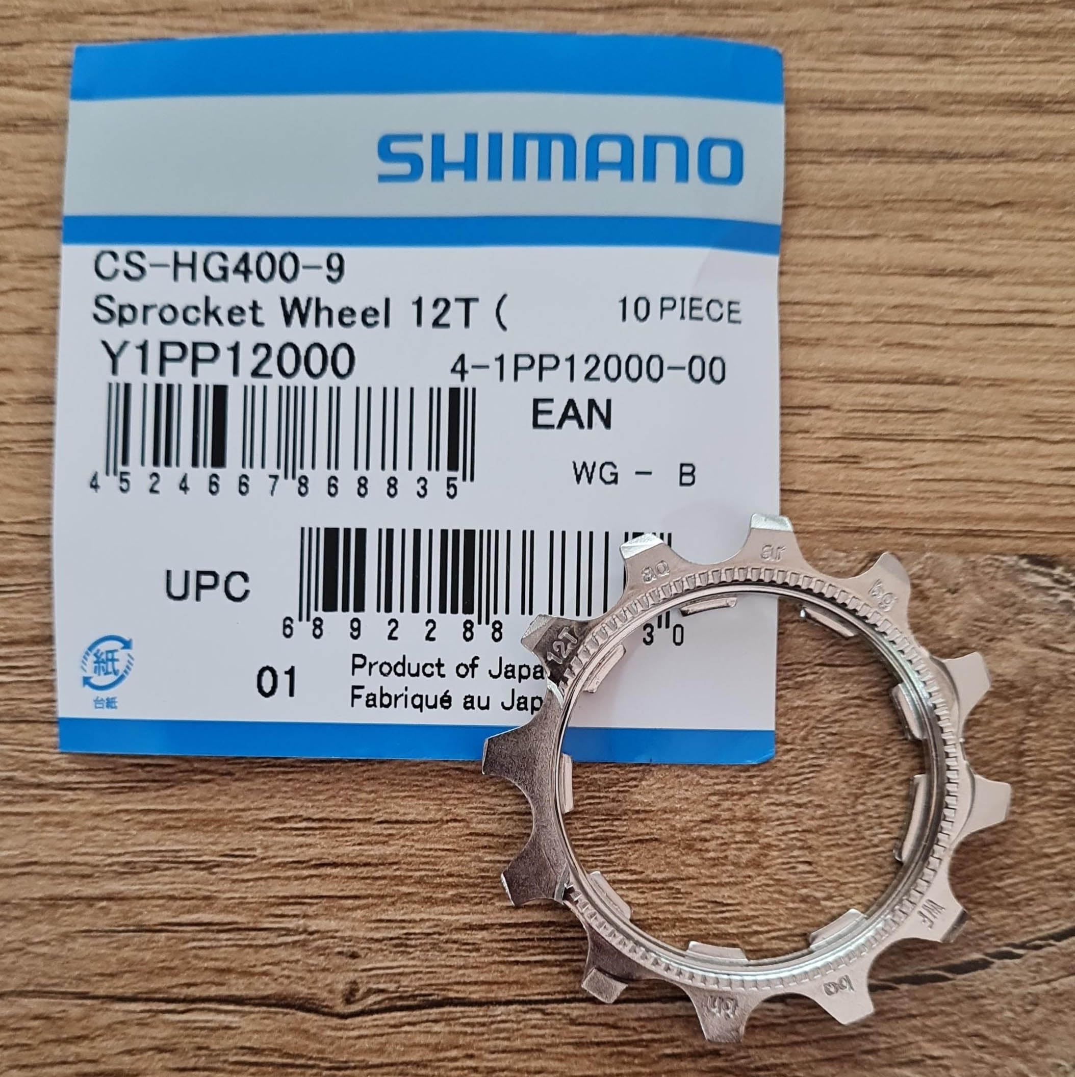 SHIMANO BH 12T TOP Y1PP12000 CS-HG400-9
