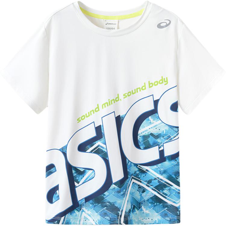 Asics Sports Performance T Shirt Raw White Children Aged 3 7 Years Old 332251171018-0001 140