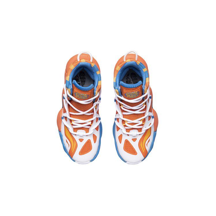 Li Ning Air Strike 6 Cloud Anti-Slip Shock Absorption Wear-Resistant Lightweight Rebound Mid-Top Basketball Shoes Kids Basketball Shoes YKBR036-41