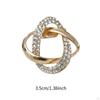 Scarf Ring Clip Fashion Clothing Decoration Accessories Rhinestone Buckle Clamp