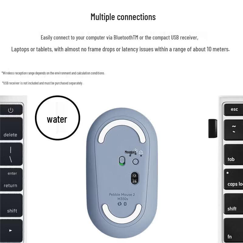 Logitech PEBBLE 2.0 Wireless Bluetooth Silent Mouse
