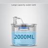 Cat Water Fountain Smart Super Silent Automatic Circulation Filtration Stainless Steel Pet Fountain EU Plug