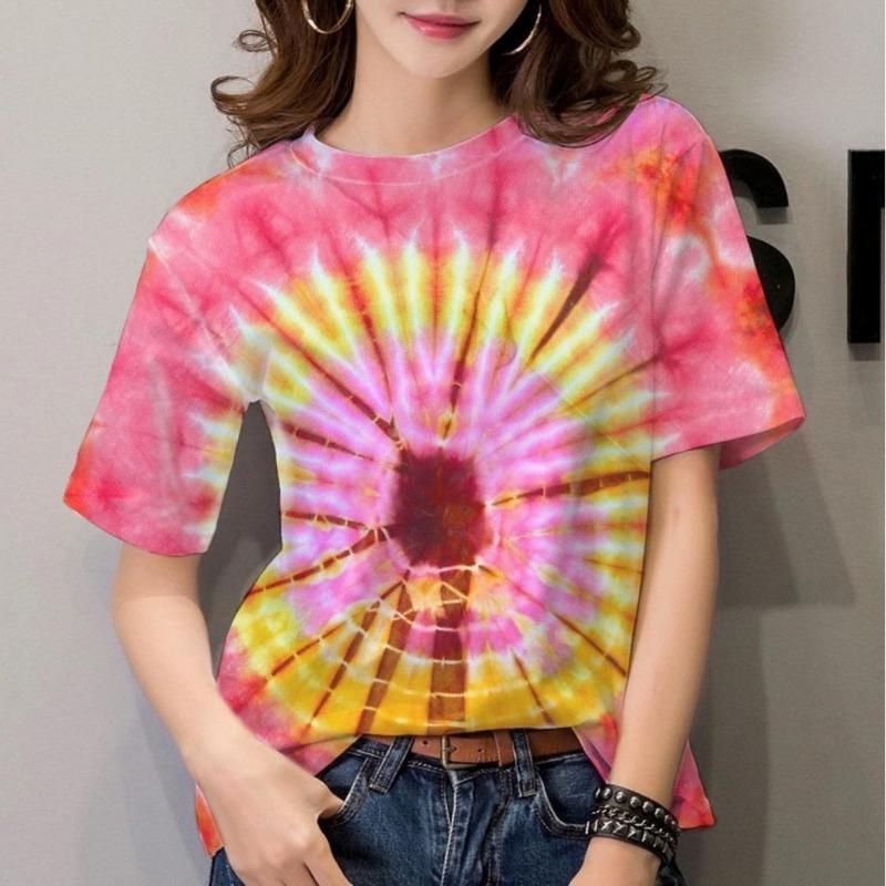 

Ladies Casual T-shirt - Rainbow | Daily Wear 2XS