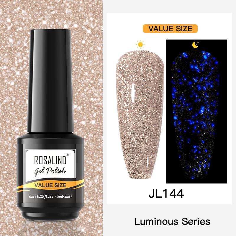 

ROSALIND 15 мл гель-лак для ногтей Soak Off неоновый светящийся гель-лак яркий для дизайна ногтей светодиодная/УФ-лампа