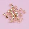 30pcs 4x15mm Copper Seeds Buckle Pendants Clasps Hooks Clips Bails Copper Connectors For DIY Handmade Jewelry Making 4 Colors