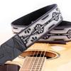 Straps 5cm LAUREL BLACK RightOn! Guitar/Bass Strap, Wide, 90-150cm,