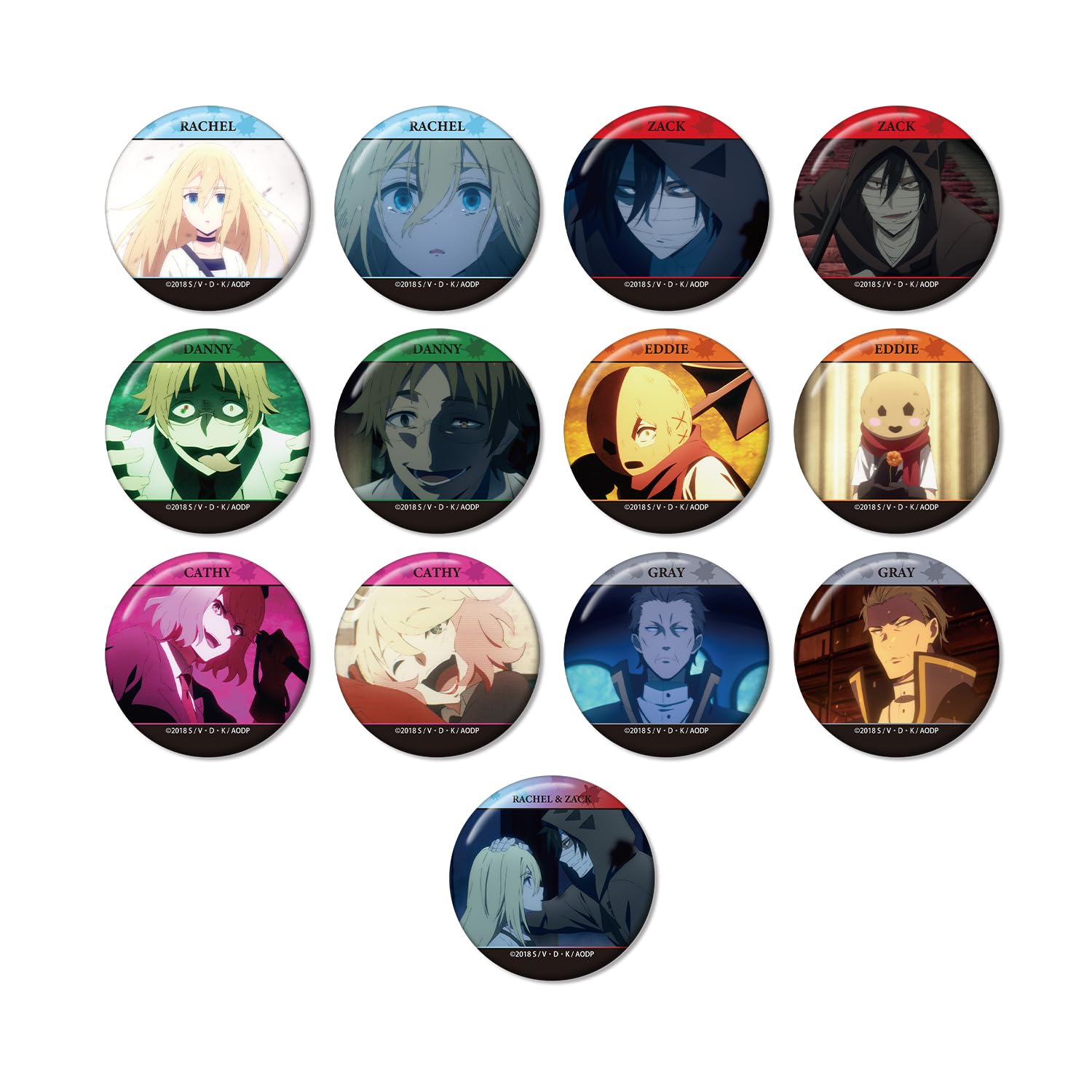 Angels of Death Trading Scene Can Badge (Box of 13)