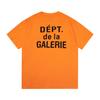 Grenzüberschreitende europäische und amerikanische Trendmarken Gallery dept Logo aufgedrucktes kurzärmeliges T-Shirt Herren und Damen Amerikanische High Street Halbarm