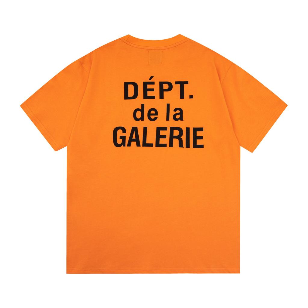 Grenzüberschreitende europäische und amerikanische Trendmarken Gallery dept Logo aufgedrucktes kurzärmeliges T-Shirt Herren und Damen Amerikanische High Street Halbarm