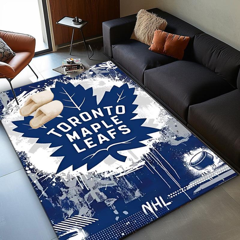 Toronto Leafs Logo Area Rug Suitable for Indoor And Outdoor,Carpets for Kitchens, Homes, Offices, Living Rooms,Home Decor,Christmas Gift