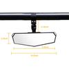 UTV Rear View Mirror, RZR Center Rearview Mirror 1.5"-2" Roll Bar Mount Compatible with Polaris RZR General, Pioneer, Talon, Can Am Commander