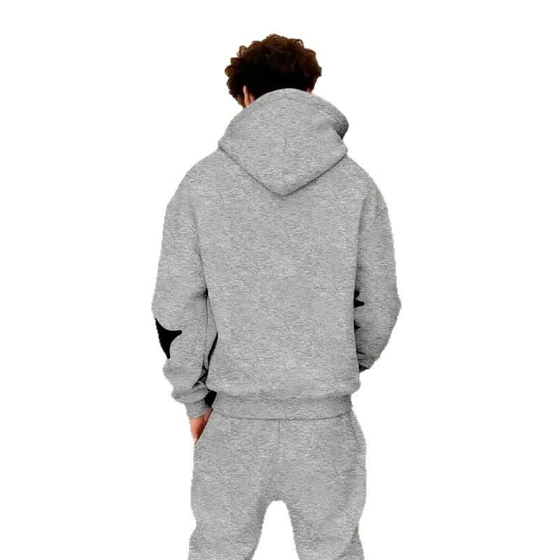 Y2K Volná dámská mikina s potiskem Set Streetwear Písmeno Grafika Černá Červená Světle šedá Bílá S M L XL XXL XXXL