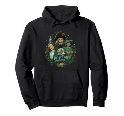 Disney Peter Pan & Wendy Illustrated Character Disney+ Hoodie