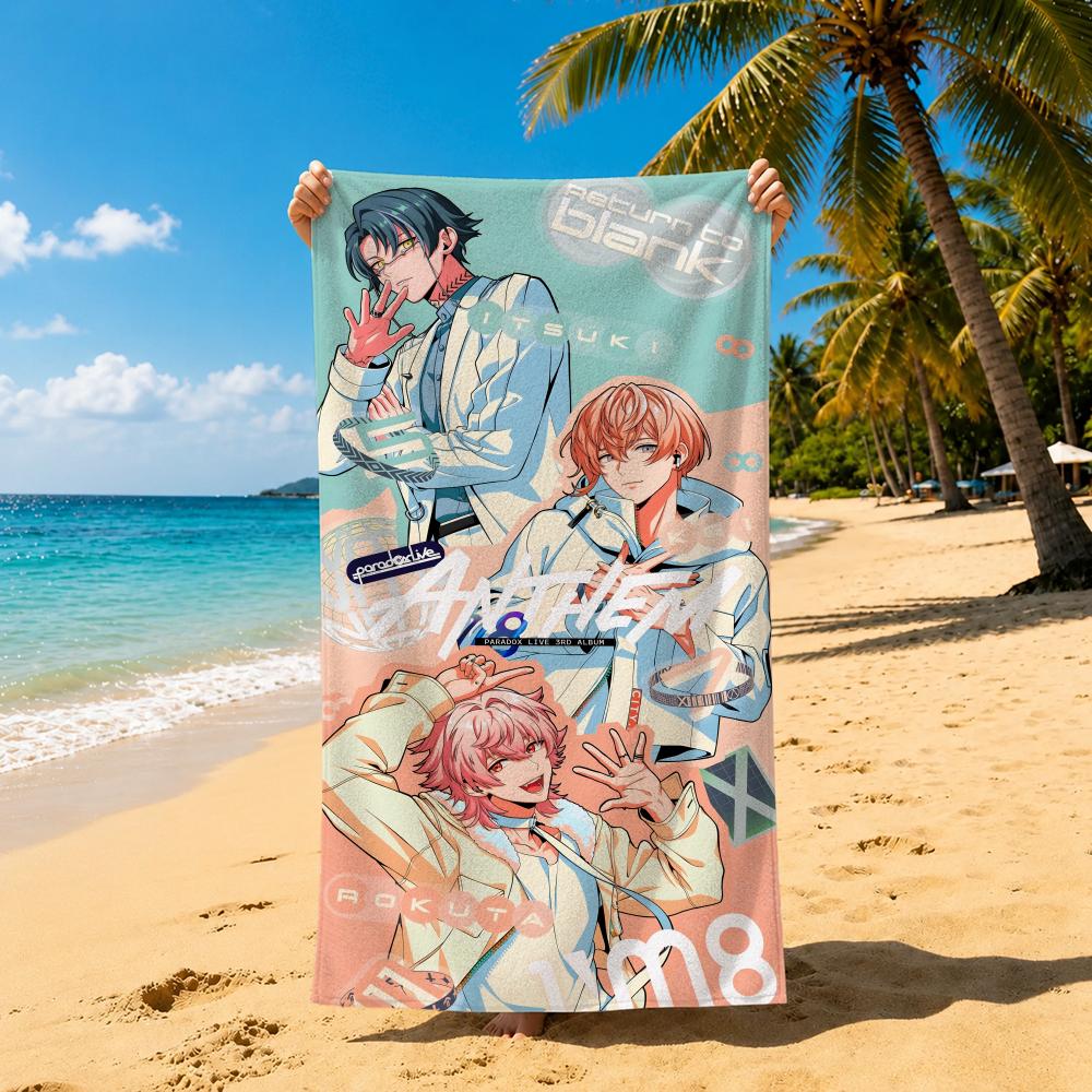 Media Paradox Live Towel Towel Soft Pool Gift For Travel Gym Shower Cool Camping Quick Dry Sports Large Beach Towel