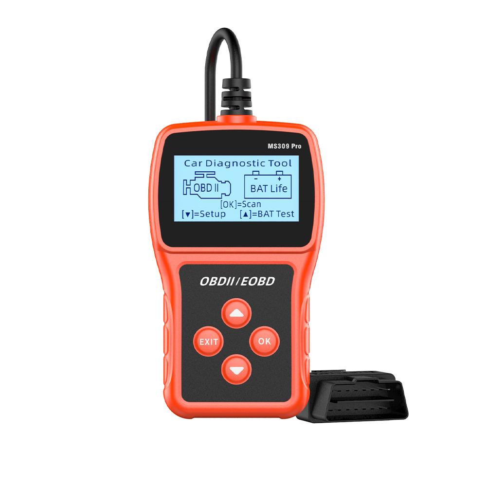 

Сканер OBD2 для автомобилей, считыватель кодов, диагностические инструменты для всех европейских автомобилей OBDII после 2003 года, американских автомобилей после 1996 года оранжевый