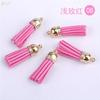 5/10/20Pcs 38mm Mini Leather Tassels Keychain Tassels For DIY Crafts Charms Earrings Bracelets Jewelry Making Supplies