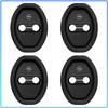 4pcs Car Door Cushion Silicone Door Lock Buckle Protective Cover For Opel Astra H G J Insignia Mokka Zafira Corsa Vectra B C D