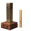 Creative Buddhist Sutra Alloy Incense Stick Burner Vertical Separate Incense Holder Home Office Lucky Decor Zen Ornaments