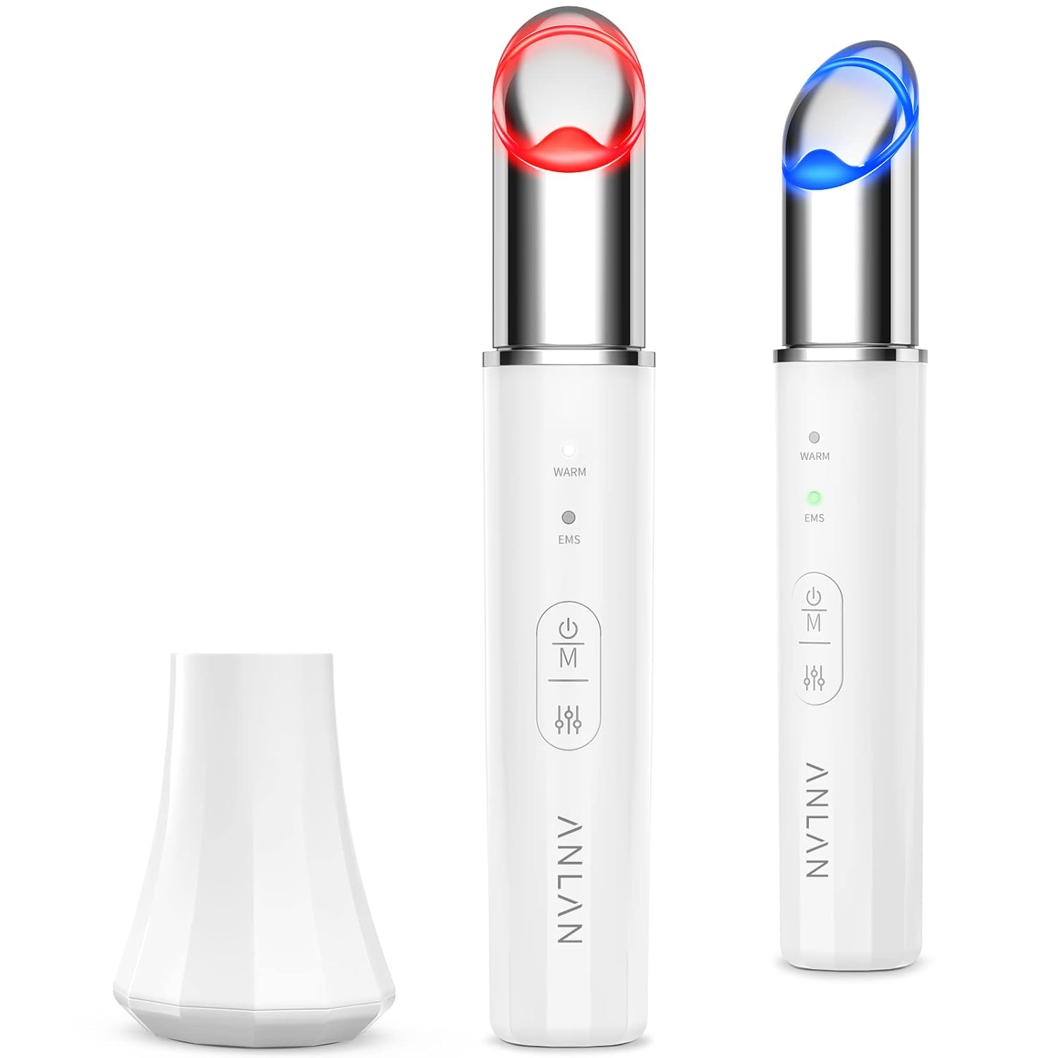 

ANLAN Eye Beauty Device EMS Care Dark Circles Lift Heat Vibration Ion Introduction Multifunction Rechargeable 2-Color LED Home Esthetic Lightweight