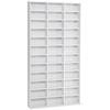 195Hx102Wx23.5D Cm Wooden Display Shelving Unit-White