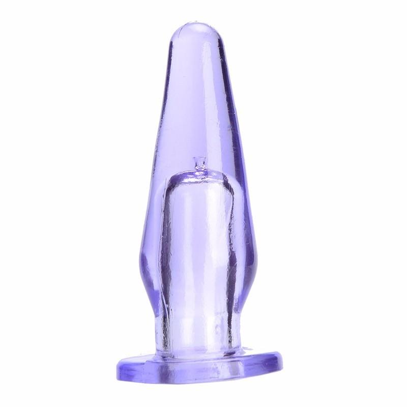 Soft Jelly Finger Anal Plug Mini Bullet Butt Plug Clitoris Stimulator Anal Sex Toys for Woman Adult Sex