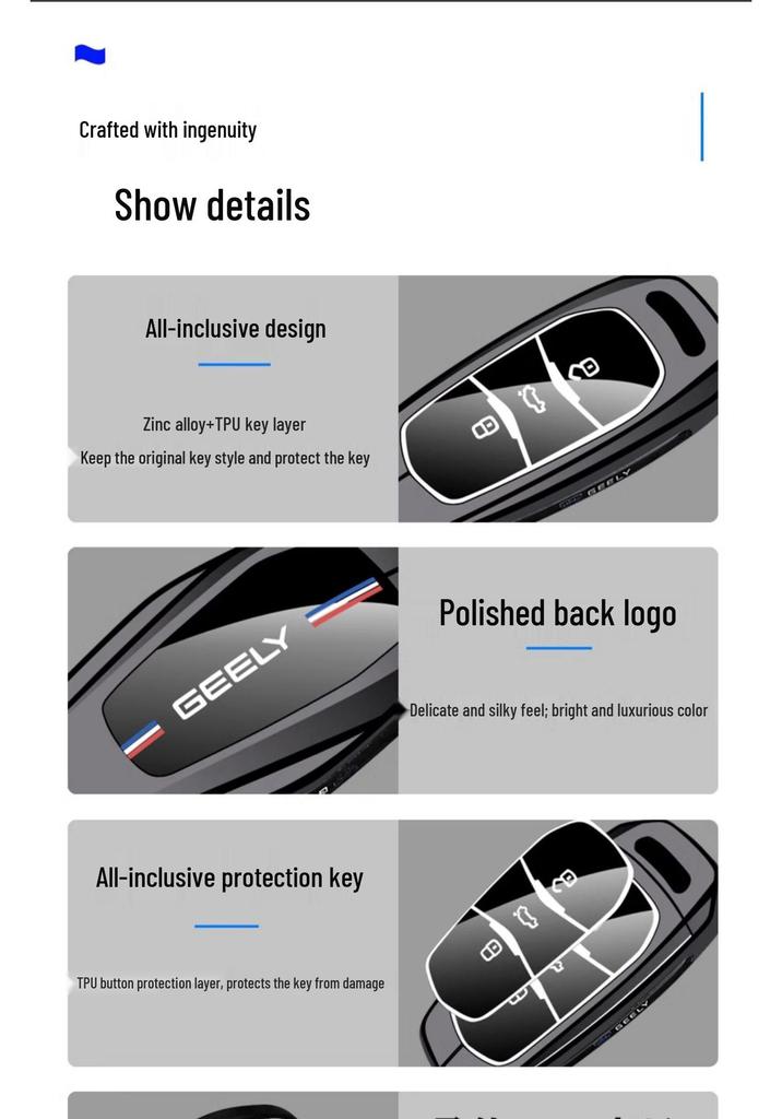 Geely Binyue Coolray Monjaro Emgrand Boyue Xingyue L Key Case Shell