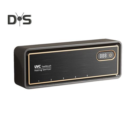 

Настенный держатель для зубных щеток большой емкости многоцелевой простой в установке перезаряжаемый УФ-дезинфицирующий электрический органайзер для зубных щеток серебряный серый