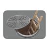 VIKAMA Fun 3D Sidewalk Cover Trapping Door Mat Front Door Entry Carpet Indoor Kitchen Bathroom Soft Floor Mat Home Decoration