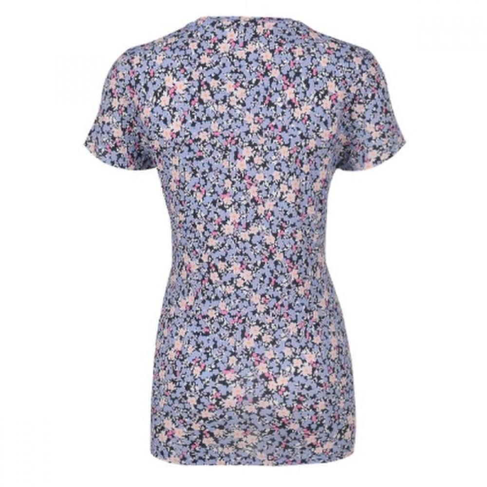 Oilily ShorT Sleeve T shirT wiTh Flower paTTern ow8saTs009 