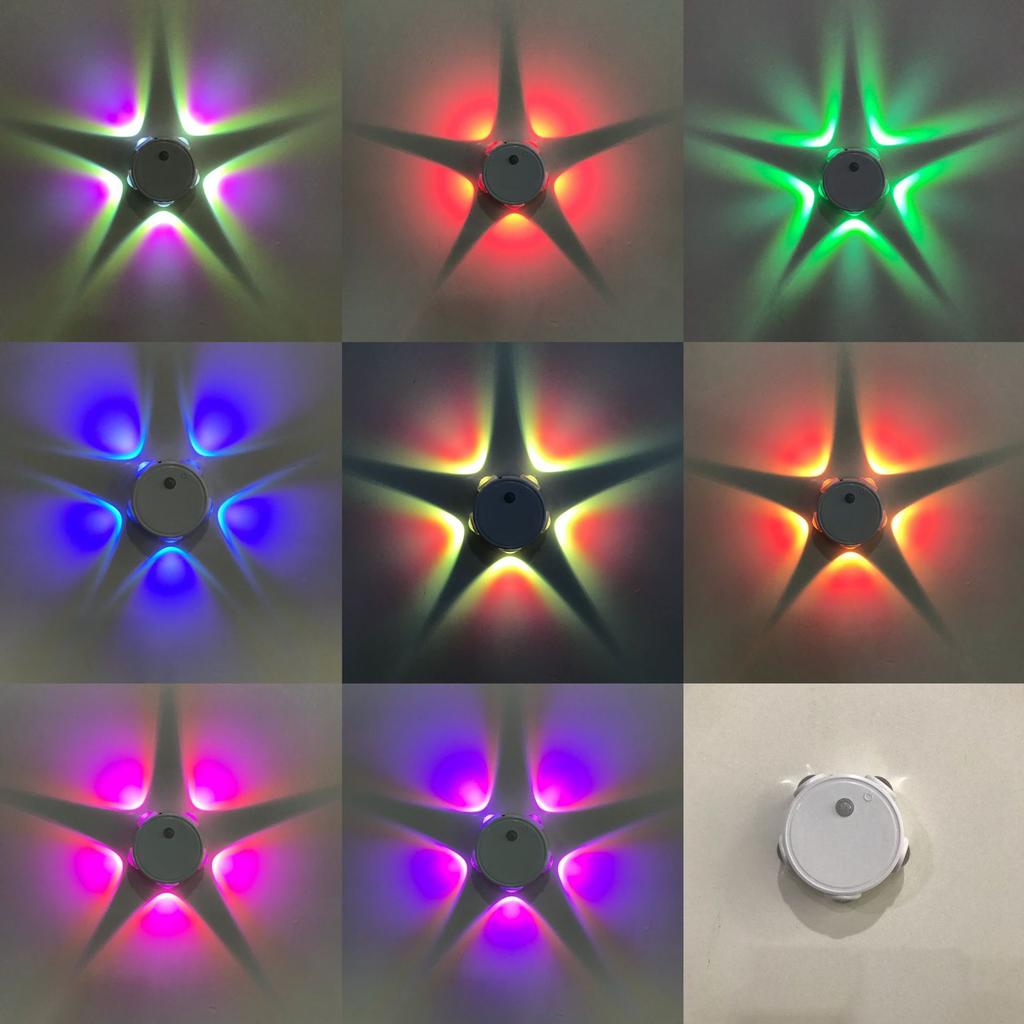 1PC RGB Rechargeable Cat Eye Ambient Light Motion Sensor Night Light Magnetic Wall Lamp for Bedroom Hallway Stairs Decor