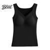 Invisible Vest Seamless Autumn Winter Women Thermal Warm Camisole Slim Fit with Built-in Bra Sleeveless