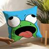 Cute frog meme Pillow Case Home Living Room Decoration Linen Pillow Cases Cushion Cover
