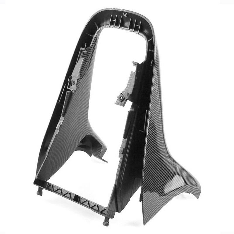 Ramă Ornament Panou Schimbător Carbon Negru Console Centrală Pentru VW Golf 6 MK6 2008 2009 2010 2011 2012 2013 5K0863680